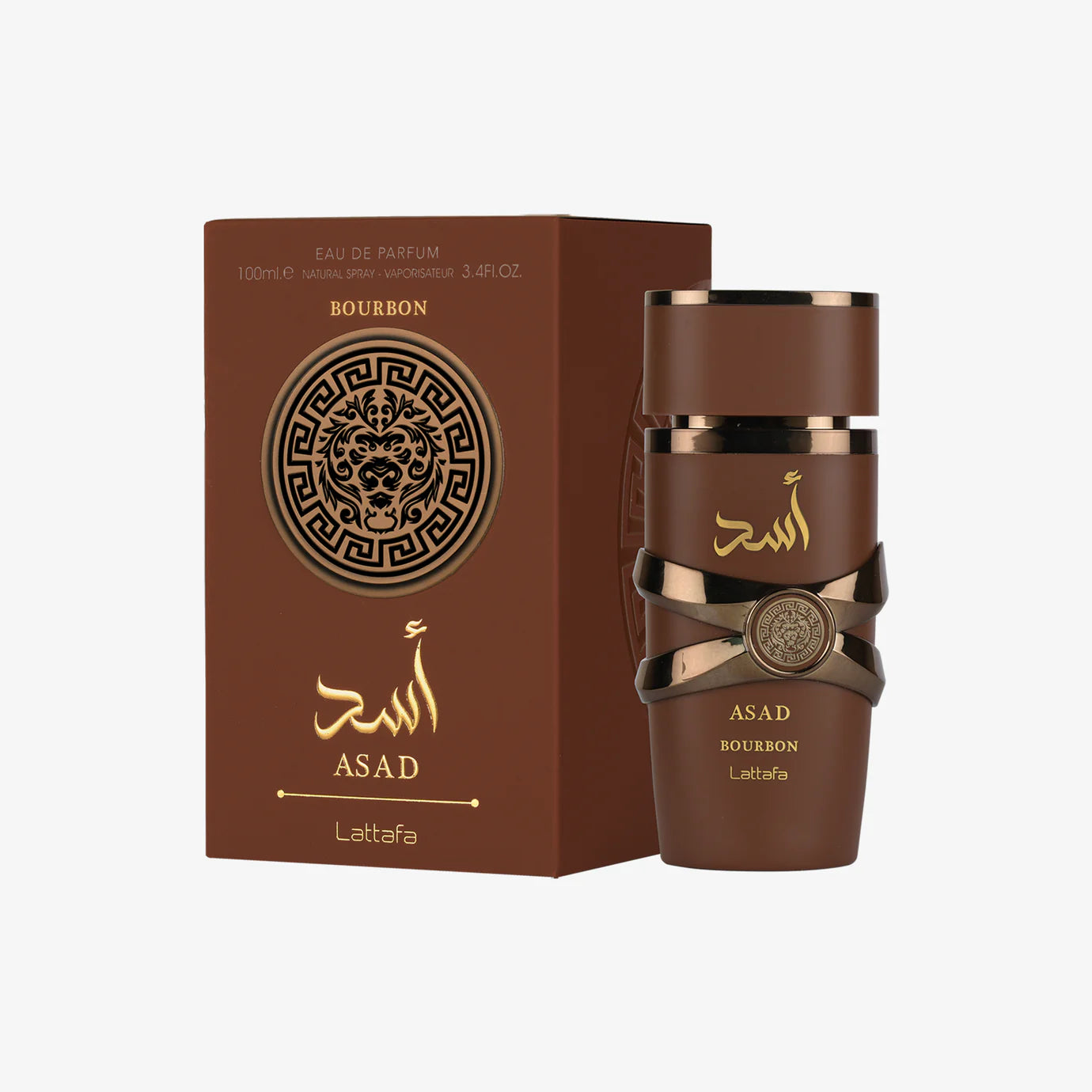 Lattafa Asad Bourbon EDP 100 ML - Hombre
