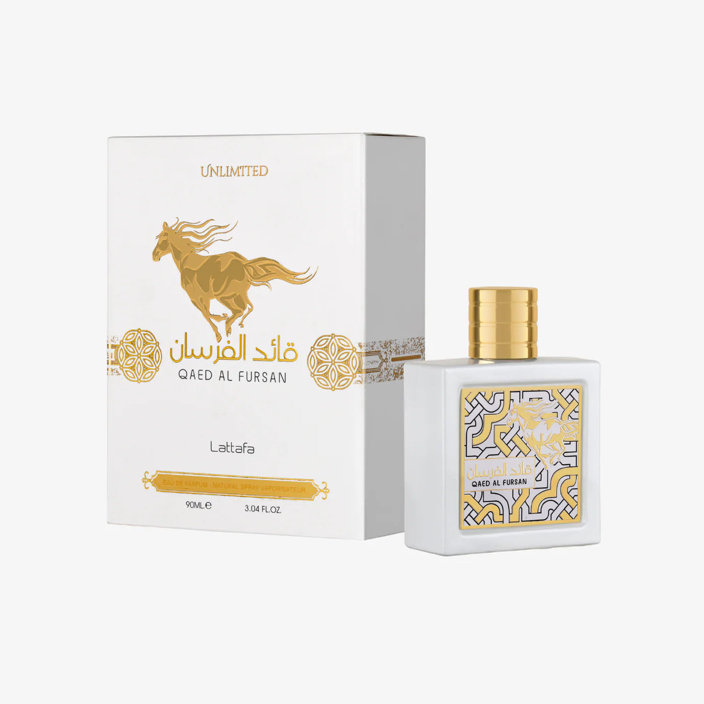 Lataffa Qaed Al Fursan Unlimited EDP 90 ML - Mujer